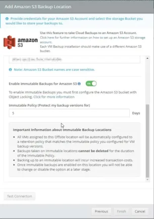 Ransomware protection leveraging Immutable Cloud Storage