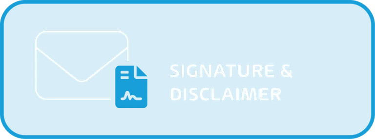 Signature and Disclaimer icon