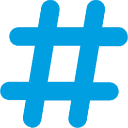 icon hashtag
