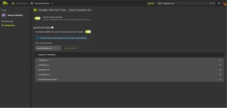 Teams Protection auto-remediation configuration
