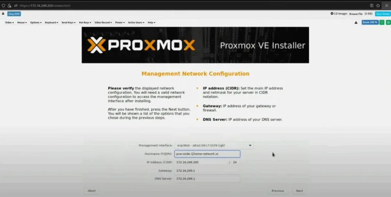 Management Network Configuration