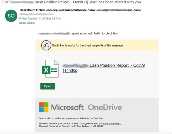 sharepoint phishing