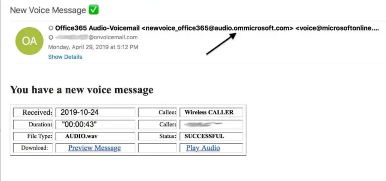 voice message phishing