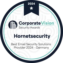 CorporateVision Security Awards : Best Email Security Solution Provider 2024, Germany