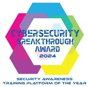 CyberSecurity Breakthrough Awards 2024 : Security Awareness Training of the Year, Security Awareness Service