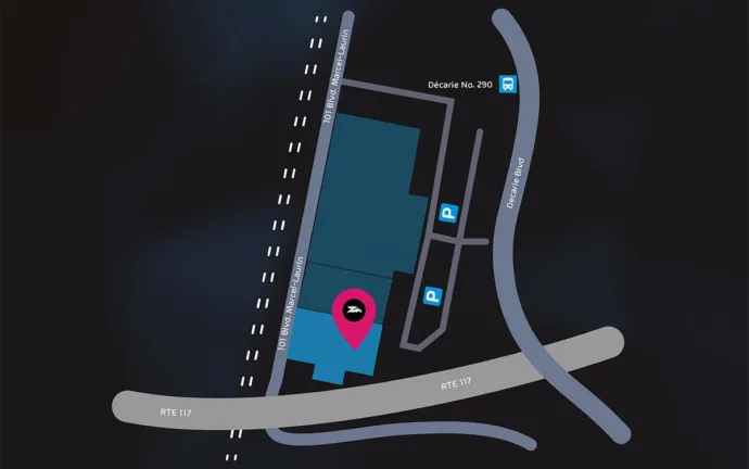 Montreal Office Map 2