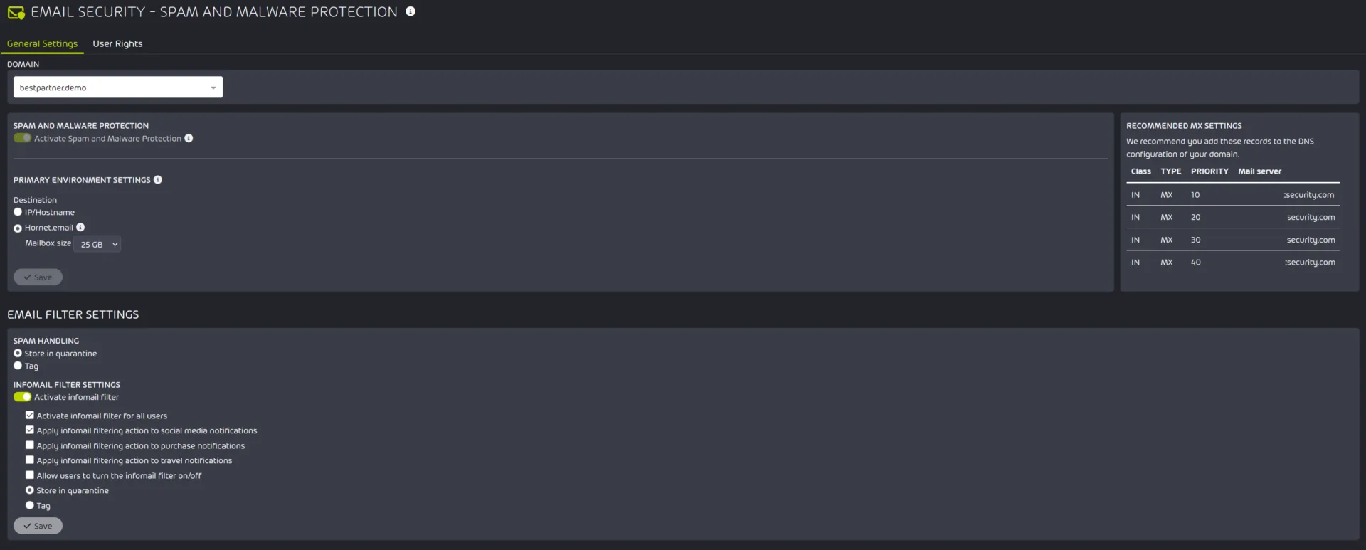 spam malware prot cens