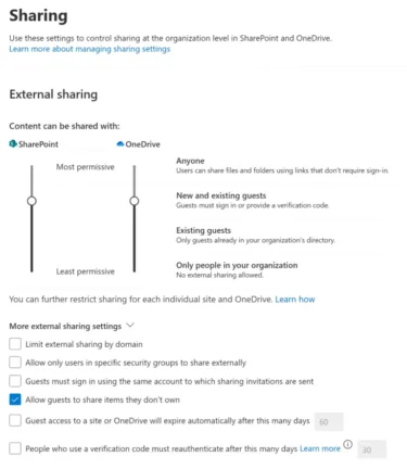 How to Maximize MSP Client Capacity Without Adding Headcount SharePoint and OneDrive for Business Sharing settings