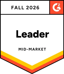 Awards G2 Award Fall 2026 : Leader, Mid-Market