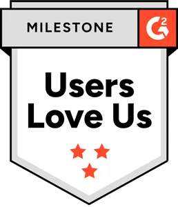 Awards G2 Award Fall 2026 : Users Love Us